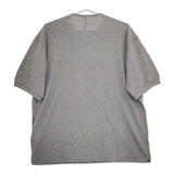 SCYE BASICS 新品 40/1鹿の子 KANOKO-HENLEY 定価14300円 半袖 ポロシャツ グレー メンズ サイベーシックス【中古】5-0416S∞