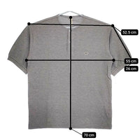 SCYE BASICS 新品 40/1鹿の子 KANOKO-HENLEY 定価14300円 半袖 ポロシャツ グレー メンズ サイベーシックス【中古】5-0416S∞