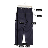 Scye 新品 5121-81507 サイズ36 Mohair Kersey Drawstring Trousers 定価50600円 パンツ ネイビー メンズ サイ【中古】4-1018T♪