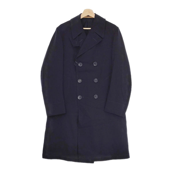 Scye 1122-73021 Wool Gaberdine Coat サイズ38 ウールギャバジン 定価148500円 トレンチコート ネイビー メンズ サイ【中古】4-1018T♪