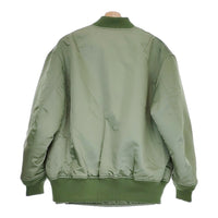 Scye 未使用品 Nylon Cotton Twill Layered Bomber Jacket 36 中綿 定価143000円 ミリタリージャケット カーキ メンズ サイ【中古】4-1018T♪