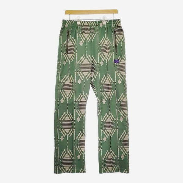 Needles Track Pants Poly Jq トラックパンツ ポリジャガード ジャージパンツ NS243 M パンツ 23AW グリーン メンズ ニードルス【中古】5-0111G∞