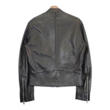 MAISON MARGIELA 5-ZIP LEATHER JACKET ラムレザー 八の字 ハの字  ライダースジャケット ブラック メンズ メゾンマルジェラ【中古】4-1014T♪