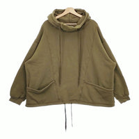 Iroquois 新品 180206 BRUSH HOODIE サイズ2 ボア 定価29700円 スウェットプルオーバー パーカー カーキ メンズ イロコイ【中古】4-1103T♪