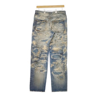 varde77 新品 SPECIAL DAMAGE&REPAIR DENIM PANTS 定価82280円 デニムパンツ ライトブルー メンズ バルデセブンティセブン【中古】4-1118G♪