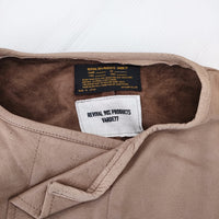 varde77 新品 62 US ARMY VESICANT GAS PROTECTIVE DAMAGE LEATHER COAT 定価98780円 コート ブラウン バルデセブンティセブン【中古】4-1103T♪