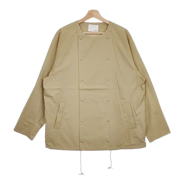 varde77 新品 UNCONVENTION COACH JACKET 定価41580円 ノーカラージャケット ベージュ メンズ バルデセブンティセブン【中古】4-1103T♪#