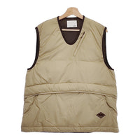 varde77 新品 GO OUT PULLOVER DOWN VEST サイズ2 定価58080円 ダウンベスト ベージュ メンズ バルデセブンティセブン【中古】4-1103T♪