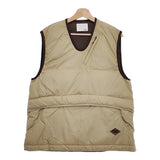 varde77 新品 GO OUT PULLOVER DOWN VEST サイズ2 定価58080円 ダウンベスト ベージュ メンズ バルデセブンティセブン【中古】4-1103T♪