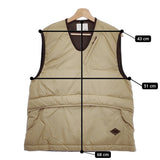 varde77 新品 GO OUT PULLOVER DOWN VEST サイズ2 定価58080円 ダウンベスト ベージュ メンズ バルデセブンティセブン【中古】4-1103T♪