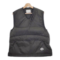 varde77 新品 GO OUT PULLOVER DOWN VEST サイズ1 定価58080円 ダウンベスト ブラック メンズ バルデセブンティセブン【中古】4-1103T♪