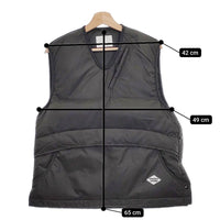 varde77 新品 GO OUT PULLOVER DOWN VEST サイズ1 定価58080円 ダウンベスト ブラック メンズ バルデセブンティセブン【中古】4-1103T♪