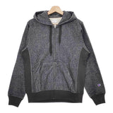 Champion 新品 REVERSE WEAVE C3-K101 サイズL 定価8500円 フルジップ パーカー チャコールグレー メンズ チャンピオン【中古】4-1118M♪