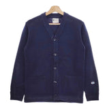 Champion 新品 ROCHESTER VARSITY CARDIGAN C3-NA02 サイズM 定価20680円 ニット カーディガン ネイビー メンズ チャンピオン【中古】4-1103T♪