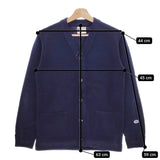 Champion 新品 ROCHESTER VARSITY CARDIGAN C3-NA02 サイズM 定価20680円 ニット カーディガン ネイビー メンズ チャンピオン【中古】4-1103T♪