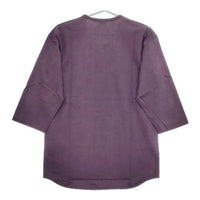 A VONTADE 新品 七分袖 VTD-0511-CS 定価8250円 コットン サイズS Ｔシャツ カットソー パープル メンズ アボンタージ【中古】5-0426M∞