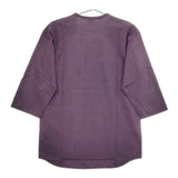 A VONTADE 新品 七分袖 VTD-0511-CS 定価8250円 コットン サイズS Ｔシャツ カットソー パープル メンズ アボンタージ【中古】5-0426M∞