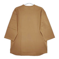 A VONTADE 新品 七分袖 VTD-0511-CS 定価8250円 コットン サイズL Ｔシャツ カットソー ベージュ メンズ アボンタージ【中古】5-0426M∞