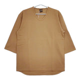 A VONTADE 新品 七分袖 VTD-0511-CS 定価8250円 コットン サイズM Ｔシャツ カットソー ベージュ メンズ アボンタージ【中古】5-0426M∞#