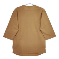 A VONTADE 新品 七分袖 VTD-0511-CS 定価8250円 コットン サイズS Ｔシャツ カットソー ベージュ メンズ アボンタージ【中古】5-0426M∞