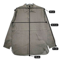 A VONTADE 新品 Gardener Shirt Jacket 定価24200円 VTD-03111-SH リネン サイズS 長袖シャツ カーキ メンズ アボンタージ【中古】5-0426M∞