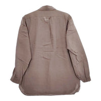 A VONTADE 新品 Gardener Shirt Jacket 定価24200円 VTD-03111-SH リネン サイズS 長袖シャツ ブラウン メンズ アボンタージ【中古】5-0426M∞