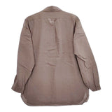 A VONTADE 新品 Gardener Shirt Jacket 定価24200円 VTD-03111-SH リネン サイズS 長袖シャツ ブラウン メンズ アボンタージ【中古】5-0426M∞