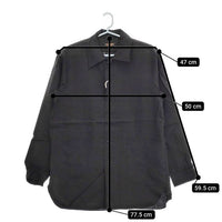 A VONTADE 新品 Gardener Shirt Jacket 定価24200円 VTD-03111-SH リネン サイズS 長袖シャツ ブラック メンズ アボンタージ【中古】5-0426M∞