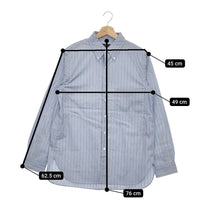 A VONTADE 新品 VTD-0321-SH S Weekend B.D Shirts 定価20900円 長袖シャツ ライトブルー グリーン メンズ アボンタージ【中古】4-1118M♪