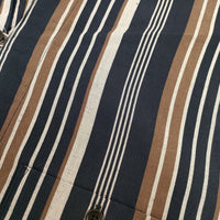 A VONTADE 新品 定価18700円 VTD-0316-SH コットンリネン ストライプ 半袖シャツ ネイビー メンズ アボンタージ【中古】5-0426S∞