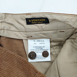 A VONTADE 新品 VTD-0391-PT Corduroy Pants サイズXS 定価26400円 コーデュロイ パンツ ブラウン メンズ アボンタージ【中古】4-1103T♪