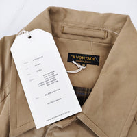 A VONTADE Elaborate Coaches Jacket サイズS 定価44000円 コーチ ジャケット ベージュ メンズ アボンタージ【中古】4-1103T♪