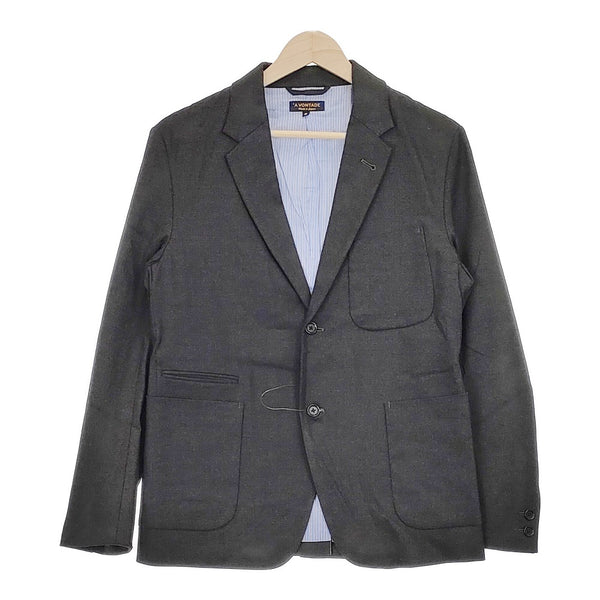 A VONTADE 新品 VTD-0279-JK S Lounge Jacket T/R Strech 定価35200円 テーラードジャケット Cグレー メンズ アボンタージ【中古】4-1123M♪