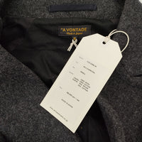 A VONTADE 新品 VTD-0396-JK Double-Breasted Wool Coat サイズS 定価74800円 コート チャコールグレー メンズ アボンタージ【中古】4-1018A♪