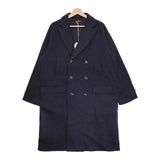 A VONTADE 新品 VTD-0396-JK Double-Breasted Wool Coat サイズM 定価74800円 コート ネイビー メンズ アボンタージ【中古】4-1018A♪