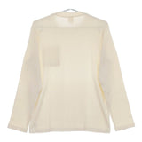 MANUAL ALPHABET 新品 MA-C-049 定価8500円 1 長袖Ｔシャツ カットソー ロンＴ キナリ アイボリー メンズ マニュアルアルファベット【中古】5-0424M∞