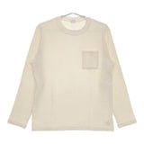 MANUAL ALPHABET 新品 MA-C-049 定価8500円 2 長袖Ｔシャツ カットソー ロンＴ キナリ アイボリー メンズ マニュアルアルファベット【中古】5-0424M∞#