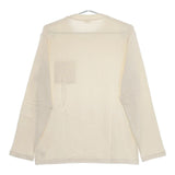 MANUAL ALPHABET 新品 MA-C-049 定価8500円 2 長袖Ｔシャツ カットソー ロンＴ キナリ アイボリー メンズ マニュアルアルファベット【中古】5-0424M∞#