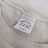 MANUAL ALPHABET 新品 MA-C-049 定価8500円 2 長袖Ｔシャツ カットソー ロンＴ キナリ アイボリー メンズ マニュアルアルファベット【中古】5-0424M∞