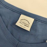 MANUAL ALPHABET 新品 MA-C-043 サイズ3 ポケット付 半袖Ｔシャツ カットソー ブルー メンズ マニュアルアルファベット【中古】5-0424S∞