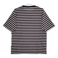 MANUAL ALPHABET 新品 MA-C-058 ボーダー サイズ2 半袖Ｔシャツ カットソー ネイビー メンズ マニュアルアルファベット【中古】5-0424S∞