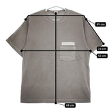 MANUAL ALPHABET 新品 MA-C-062 製品染め サイズ2 半袖Ｔシャツ カットソー グレー メンズ マニュアルアルファベット【中古】5-0424S∞