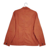 MANUAL ALPHABET 新品 カバーオール 定価19580円 コットンリネン ジャケット オレンジ メンズ マニュアルアルファベット【中古】5-0413M∞