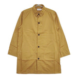 MANUAL ALPHABET 新品 ショップコート 定価17380円 コットン サイズ2 コート GINGER イエロー メンズ マニュアルアルファベット【中古】5-0413M∞