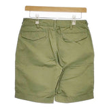 MANUAL ALPHABET 新品 定価13800円 1 コットンリネン ショートパンツ ハーフパンツ ショーツ カーキ メンズ マニュアルアルファベット【中古】5-0413S∞