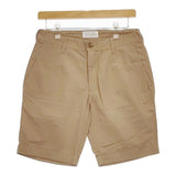 MANUAL ALPHABET 新品 定価13800円 1 コットンリネン ショートパンツ ハーフパンツ ショーツ ベージュ メンズ マニュアルアルファベット【中古】5-0413S∞