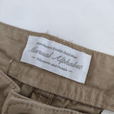 MANUAL ALPHABET 新品 定価13800円 1 コットンリネン ショートパンツ ハーフパンツ ショーツ ベージュ メンズ マニュアルアルファベット【中古】5-0413S∞