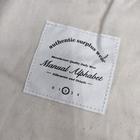 MANUAL ALPHABET 新品 リップストップ 定価17050円 2 コットン イージー パンツ ブラック メンズ マニュアルアルファベット【中古】5-0413G∞