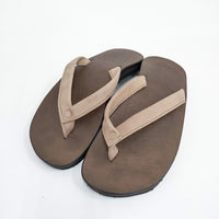 nakamura Z-01 LEATHER SANDAL サイズ8 サンダル ブラウン メンズ ナカムラ【中古】5-0726S◎