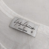 Yohji Yamamoto POUR HOMME 釈迦ボタンヘンリー 定価30800円 HD-T25-080 半袖Ｔシャツ カットソー 21SS ホワイト メンズ ヨウジヤマモトプールオム【中古】5-0623S∞